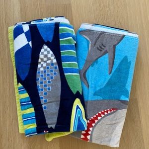 2 Pottery Barn Beach Towels! Like new!!